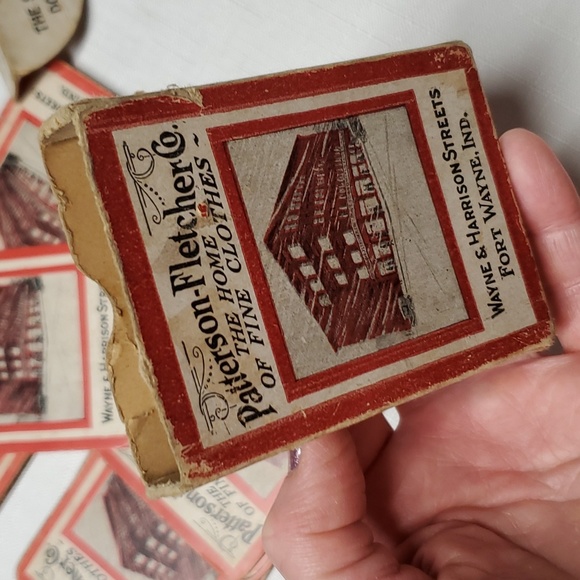 VTG Playing Cards & Box 52 + Joker Advertising Boy's Clothing & Barber Shop - Picture 9 of 11